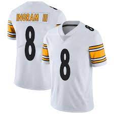 Men's Steelers #8 Ingram III Gold Rush Jersey (2)