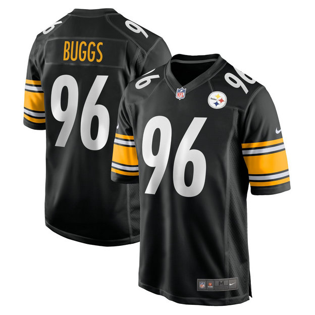 Men's Steelers #96 Buggs black Vapor limited Jersey