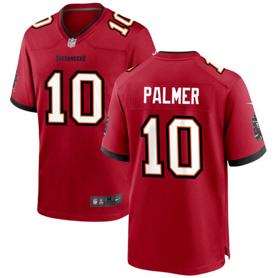 Men's Tampa Bay Buccaneers #10 Trey Palmer Red Stitched Game Jersey