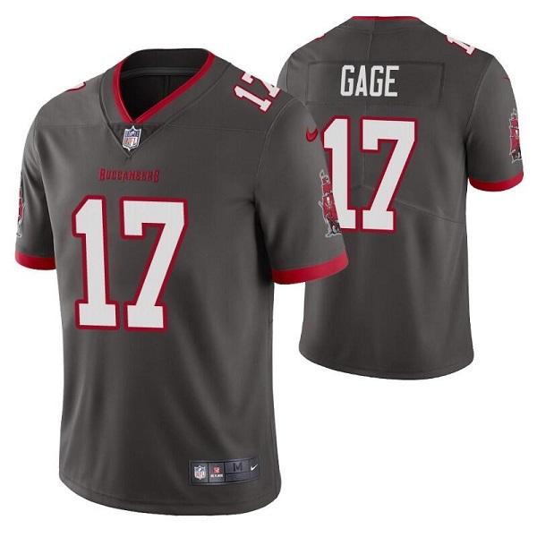 Men's Tampa Bay Buccaneers #17 Russell Gage Grey Vapor Untouchable Limited Stitched Jersey