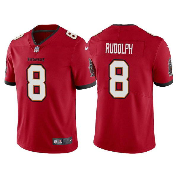 Men's Tampa Bay Buccaneers #8 Kyle Rudolph Red Vapor Untouchable Limited Stitched Jersey