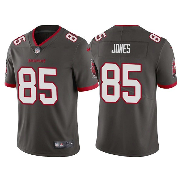 Men's Tampa Bay Buccaneers #85 Julio Jones Grey Vapor Untouchable Limited Stitched Jersey
