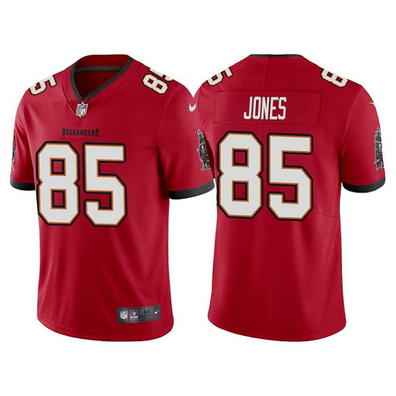 Men's Tampa Bay Buccaneers #85 Julio Jones Red Vapor Untouchable Limited Stitched Jersey