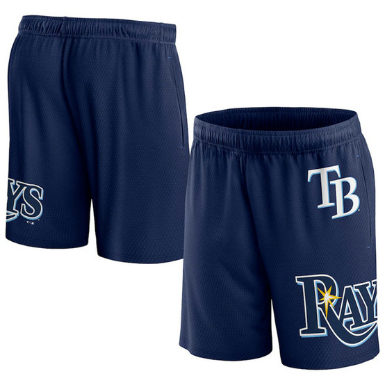 Men's Tampa Bay Rays Navy Clincher Mesh Shorts