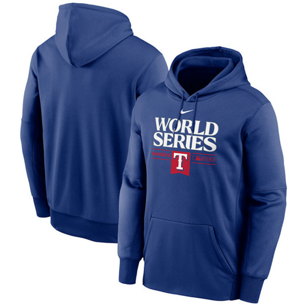Men's Texas Rangers 2023 World Series Collection Dugout Pullover Hoodie1