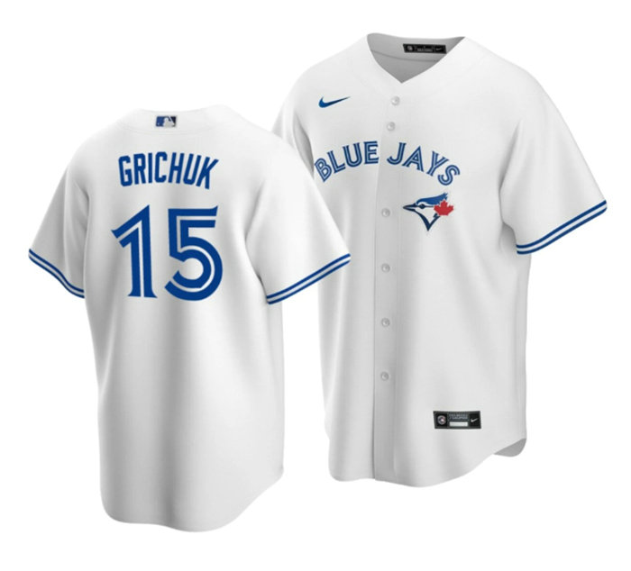 Men's Toronto Blue Jays #15 Whit Merrifield White Cool Base Stitched Jersey