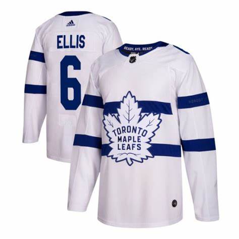 Men's Toronto Maple Leafs #6 Ron Ellis White Adidas Stitched NHL Jersey