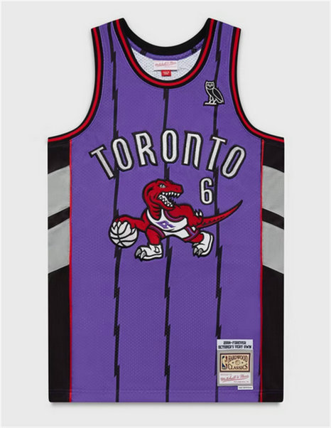 Men's Toronto Raptors M&N X OVO Swingman Stitched Jersey