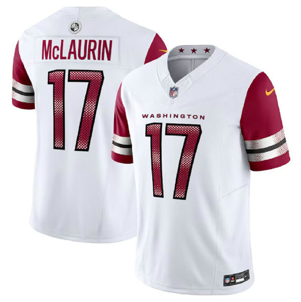 Men's Washington Commanders #17 Terry McLaurin White 2023 F.U.S.E. Vapor Limited Stitched Football Jersey