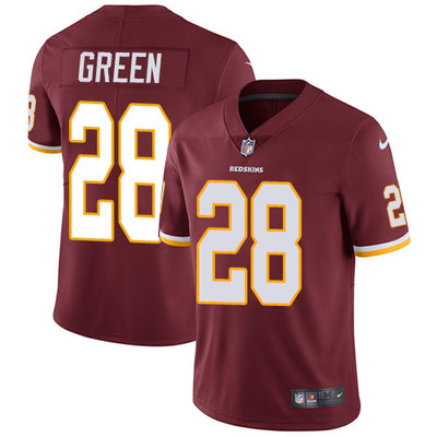 Men's Washington Commanders #28 Darrell Green Red Vapor Untouchable Limited Stitched Jersey