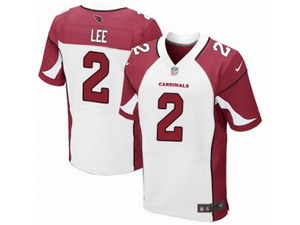 Men Nike Arizona Cardinals #2 Andy Lee Elite White NFL Jersey