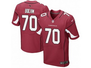 Men Nike Arizona Cardinals #70 Evan Boehm Elite Red Team Color NFL Jersey