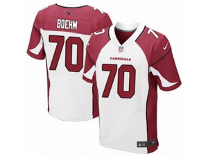 Men Nike Arizona Cardinals #70 Evan Boehm Elite White NFL Jersey