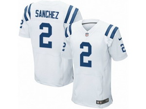 Men Nike Indianapolis Colts #2 Rigoberto Sanchez Elite White NFL Jersey