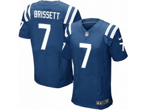 Men Nike Indianapolis Colts #7 Jacoby Brissett Elite Royal Blue Team Color NFL Jersey