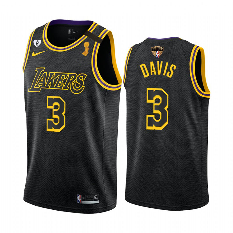 Men’s Anthony Davis Los Angeles Lakers 2020 NBA Finals Champions Jersey