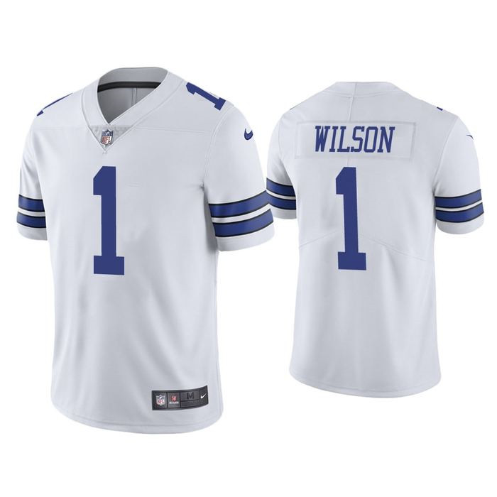 Men’s Dallas Cowboys #1 Cedrick Wilson Vapor Limited White Jersey