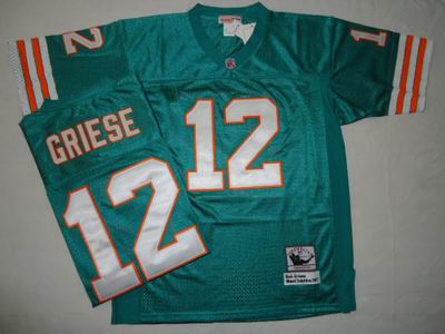 Miami Dolphins #12 Bob Griese Jerseys Throwback jerseys MN GREEN