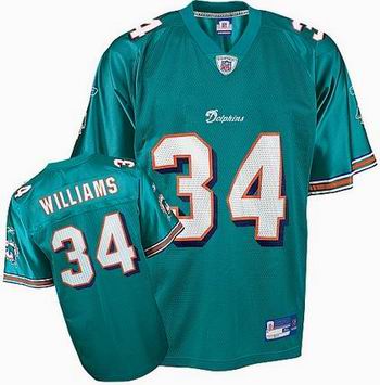 Miami Dolphins #34 Ricky Williams Team Color Jerseys