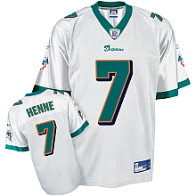 Miami Dolphins #7 Chad Henne White Jersey