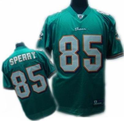 Miami Dolphins #85 Kory Sperry Jerseys green