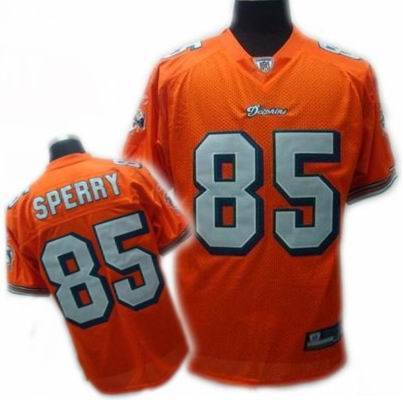 Miami Dolphins #85 Kory Sperry Jerseys orange
