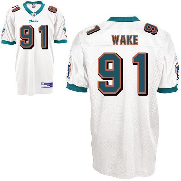 Miami Dolphins #91 Cameron Wake White Jersey