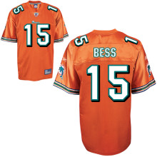 Miami Dolphins BESS 15# orange Color Jersey