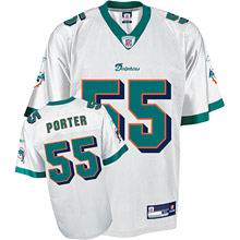 Miami Dolphins Joey Porter #55 White Jersey