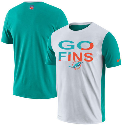 Miami Dolphins Nike Performance T-Shirt White