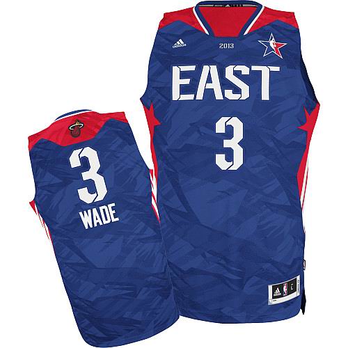 Miami Heat 3# Dwyane Wade blue All-Star 2013 Eastern Blue jerseys