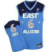 Miami Heat 6# LeBron James All-Star 2012 Eastern Blue jerseys