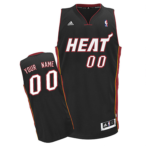 Miami Heat Revolution 30 personalized Custom Swingman black Jersey