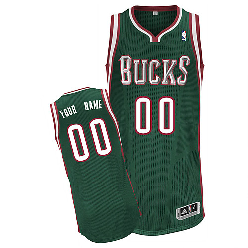 Milwaukee Bucks Personalized custom Green Jersey (S-3XL)