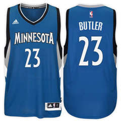 Minnesota Timberwolves #23 Jimmy Butler Road Blue New Swingman Stitched NBA Jersey
