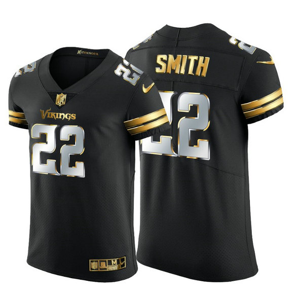Minnesota Vikings #22 Harrison Smith Men's Nike Black Edition Vapor Untouchable Elite NFL Jersey