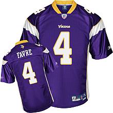 Minnesota Vikings #4 Brett Favre team color purple