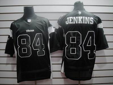 Minnesota Vikings #84 Jenkins Black Colors Jerseys