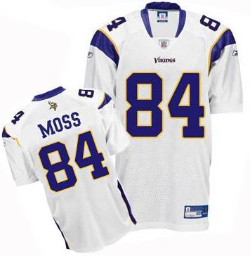 Minnesota Vikings #84 Randy Moss jerseys white
