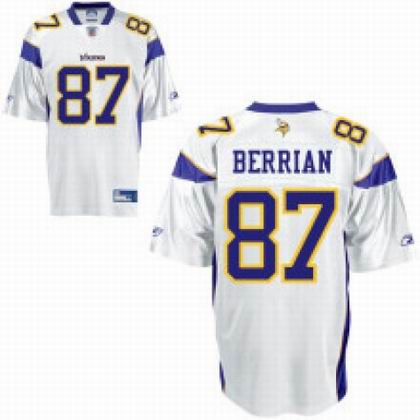 Minnesota Vikings #87 Bernard Berrian Jerseys white