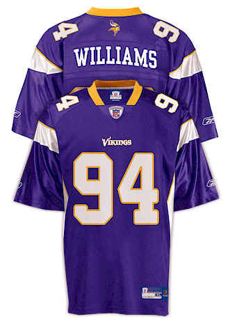 Minnesota Vikings #94 Pat Williams PURPLE Jerseys