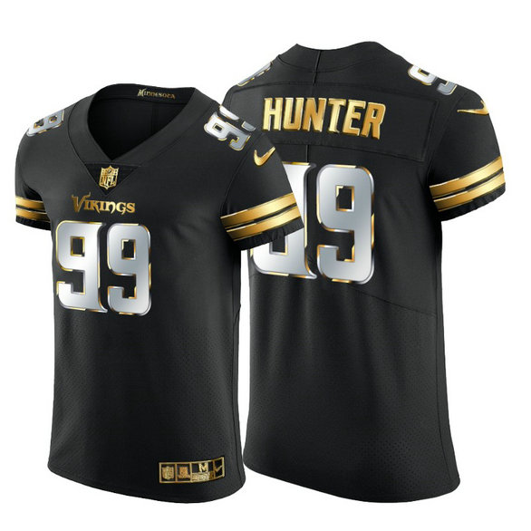 Minnesota Vikings #99 Danielle Hunter Men's Nike Black Edition Vapor Untouchable Elite NFL Jersey