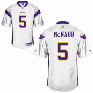 Minnesota Vikings 5# McNABB white Color Jersey