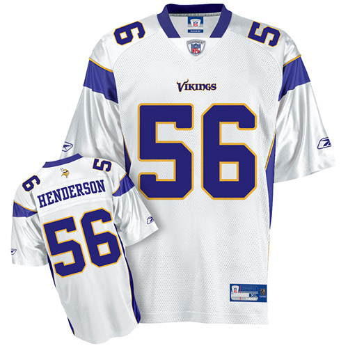 Minnesota Vikings 56# E.J. Henderson white