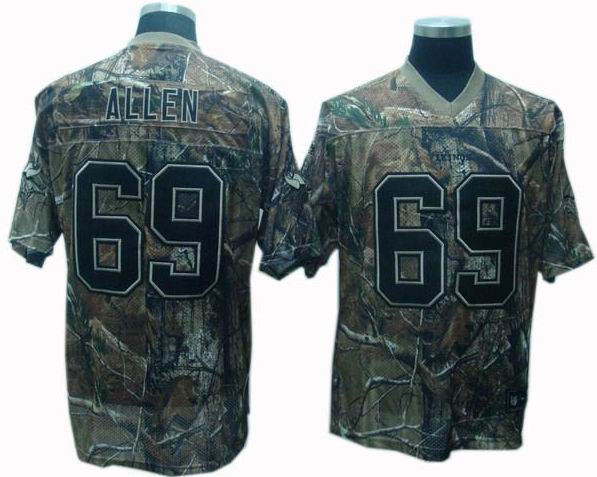Minnesota Vikings 69# Jared Allen realtree jersey