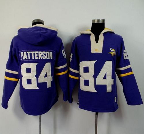 Minnesota Vikings 84 Cordarrelle Patterson Purple Player Winning Method Pullover NFL Hoodie