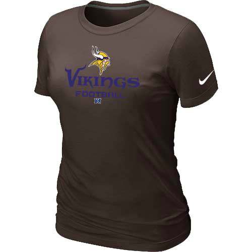 Minnesota Vikings Brown Women's Critical Victory T-Shirt