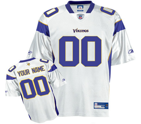 Minnesota Vikings Customized White Jerseys