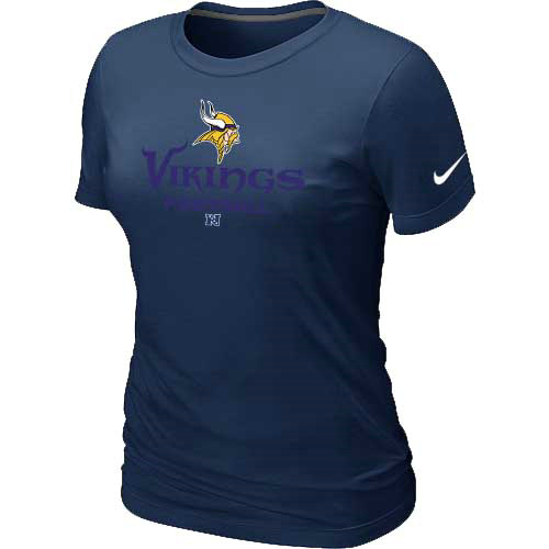 Minnesota Vikings D.Blue Women's Critical Victory T-Shirt