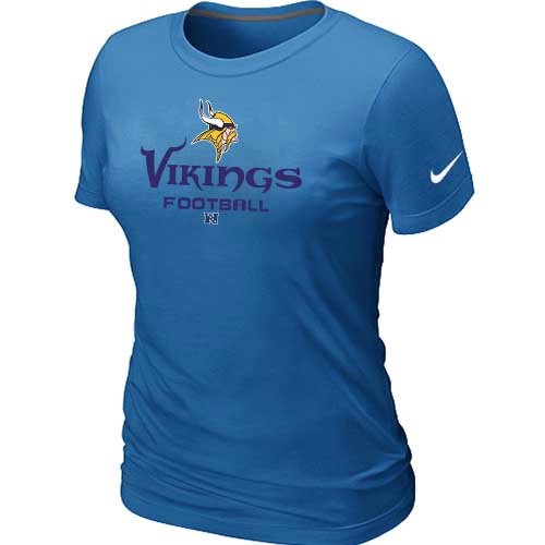 Minnesota Vikings L.blue Women's Critical Victory T-Shirt